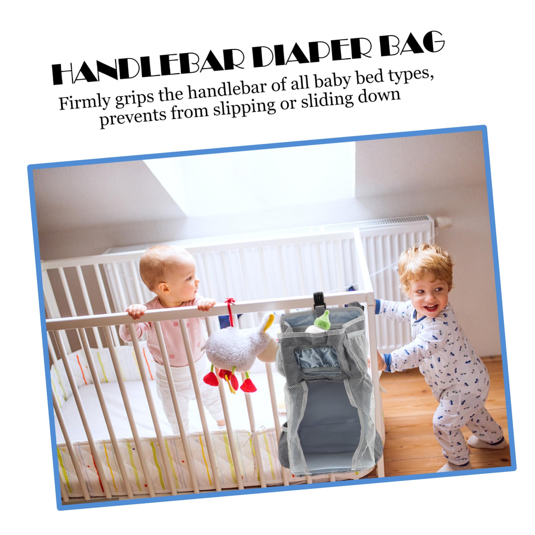 Toyvian 2stücke Hängende Wickeltasche Für Organizer Für Windeln Und Kleine Utensilien Für Aufbewahrung Im Kinderzimmer Einfach Zu Befestigen Entfernen Elegantem Mit