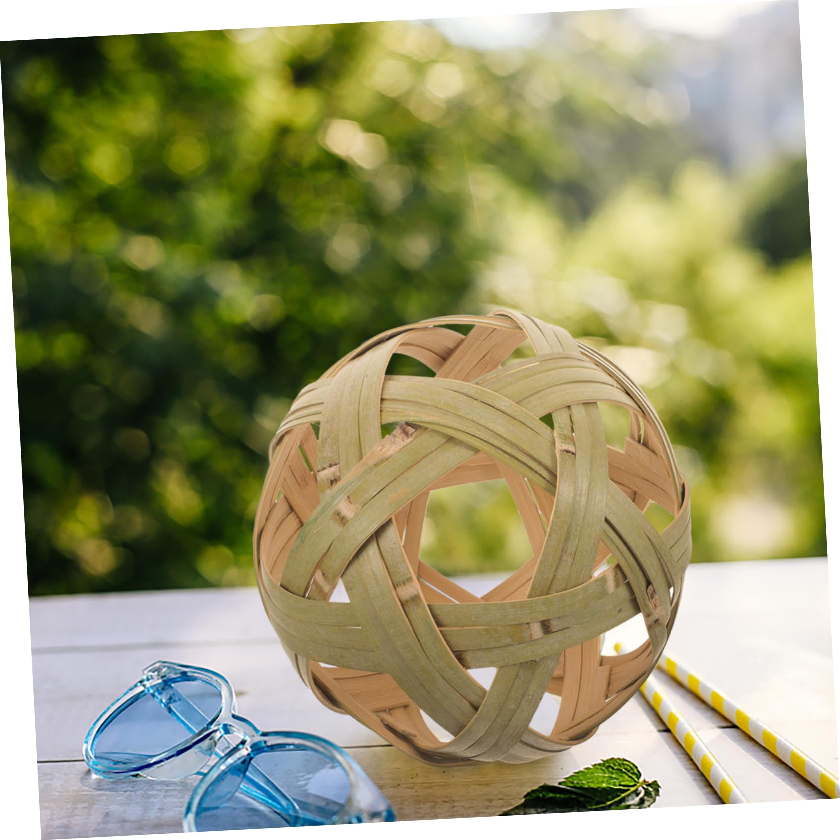 Amazon.co.jp: STOBOK 竹の飾り玉 笹飾り 飾る 装飾織りボール