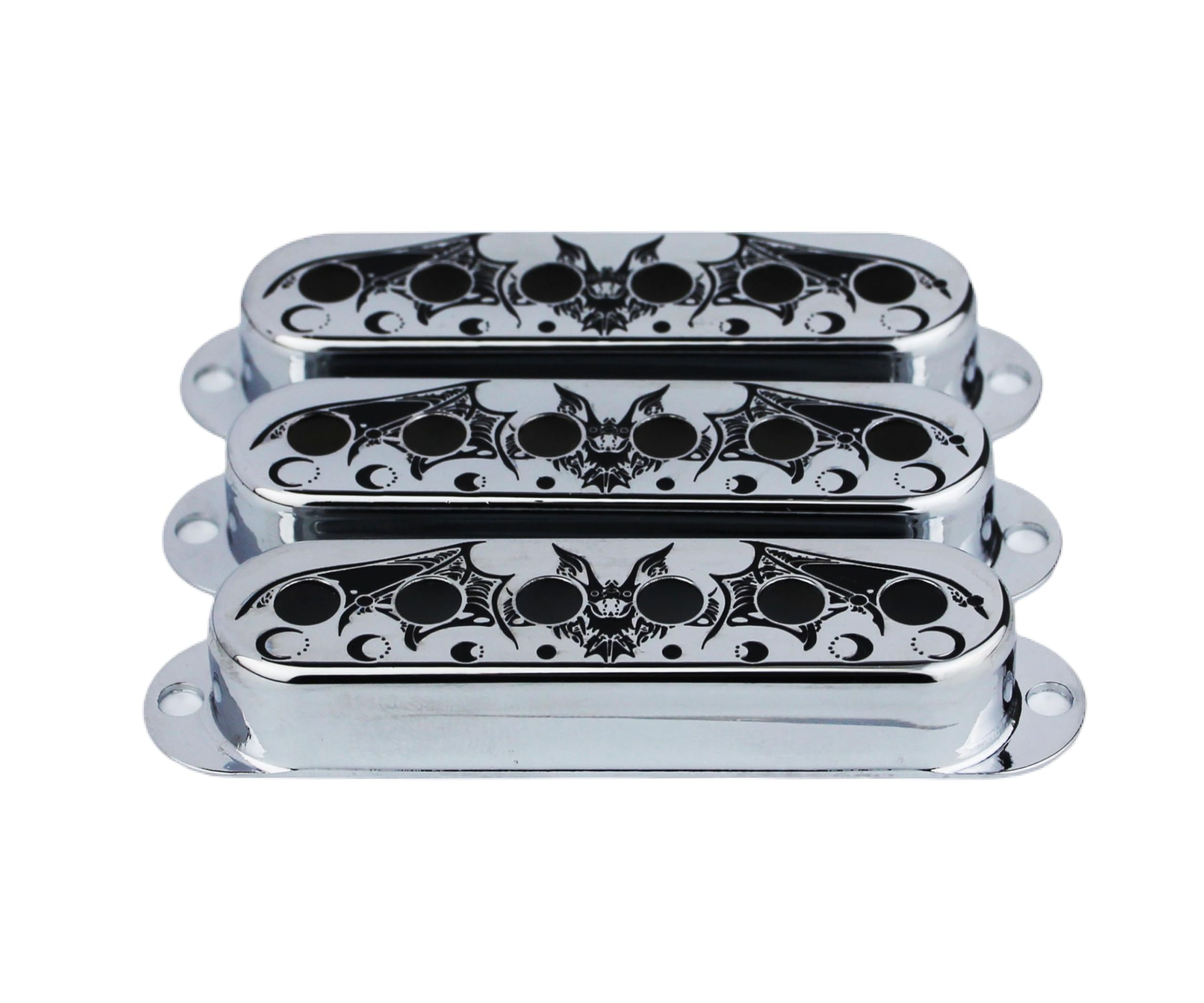 Guyker 3Pcs Single Coil Guitar Pickup Covers (52mm Pole Spacing) - Image 2