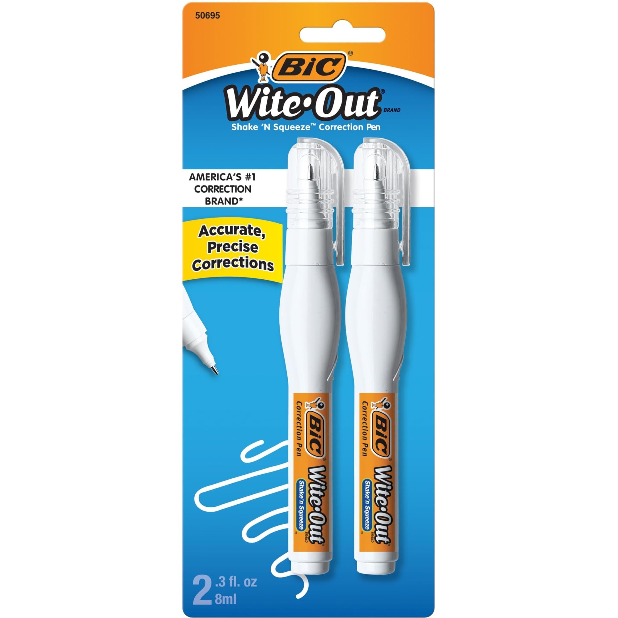 BIC Wite-Out Shake'n Squeeze Correction Pen-,3 uncji