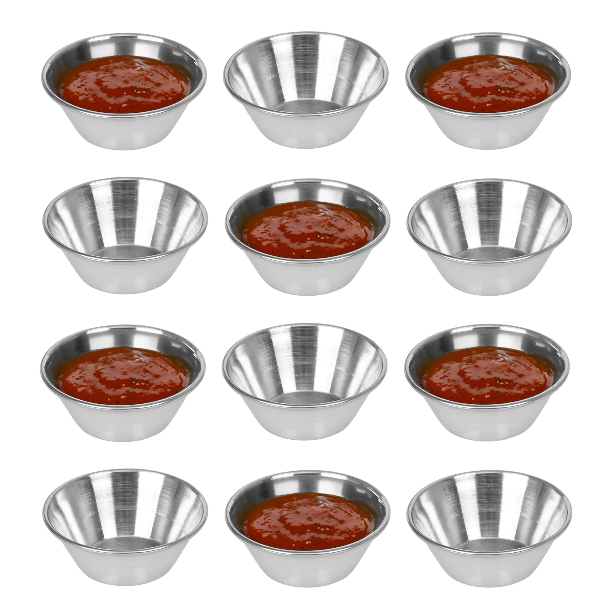 Ramequins à sauce en acier inoxydable pour éviter la casse et le désordre des sauces