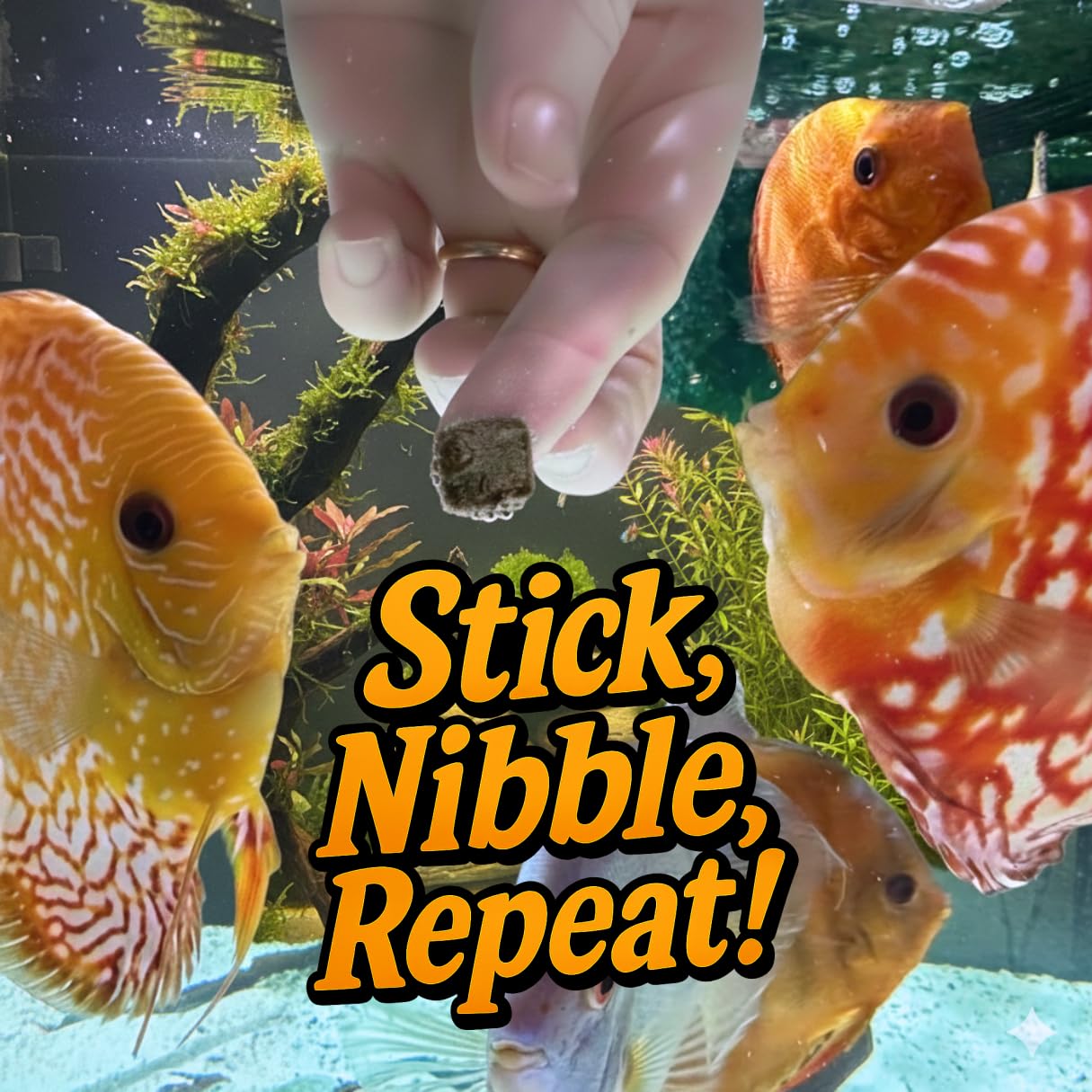 Super Cichlids Alimento per pesci d'acqua dolce e salata con vitamina C Boost – Supporto immunitario per pesci d'acqua dolce e salata