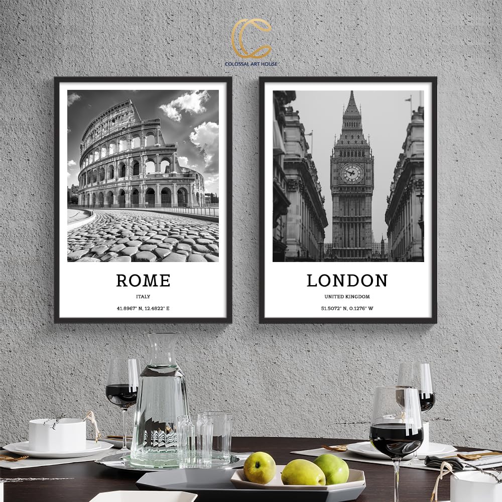 COLOSSAL ART HOUSE Set of 2 Wall Painting for Living Room & Bedroom Painting for Wall Decoration - (10x13 Inch, Paintings) 4