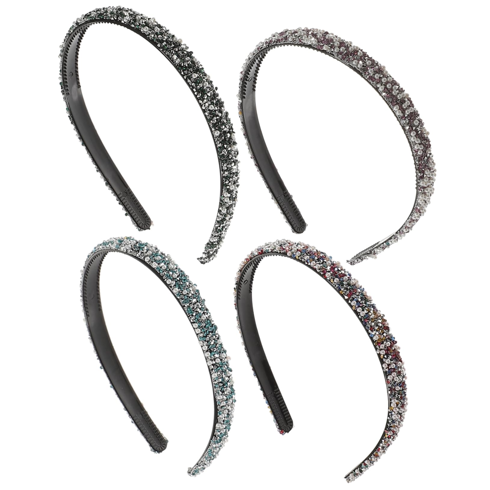 MAGICLULU 12piezas Diadema De Perlas y Brillantes Para Novias De Accesorios Elegantes Para Bodas y De Para y Cumpleaños