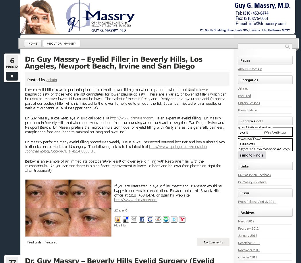 Dr. Guy Massry Beverly Hills Cosmetic Plastic Surgeon