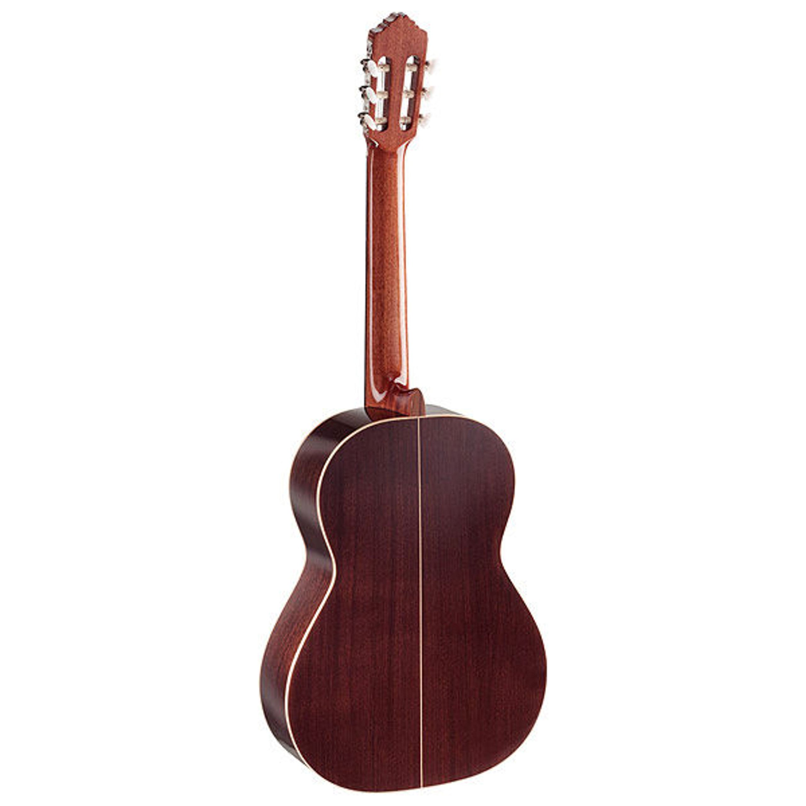 Ortega R210 - Chitarra da concerto 4/4 con fondo massiccio, finitura opaca e custodia inclusa