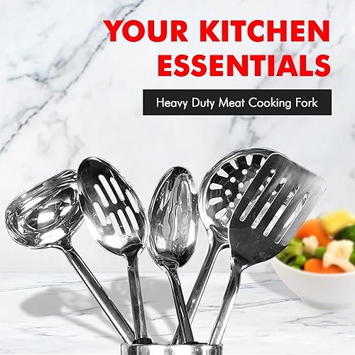 Miniatura 10 de Chef Craft Select - Espátula volteadora de acero inoxidable, Skimmer, 6