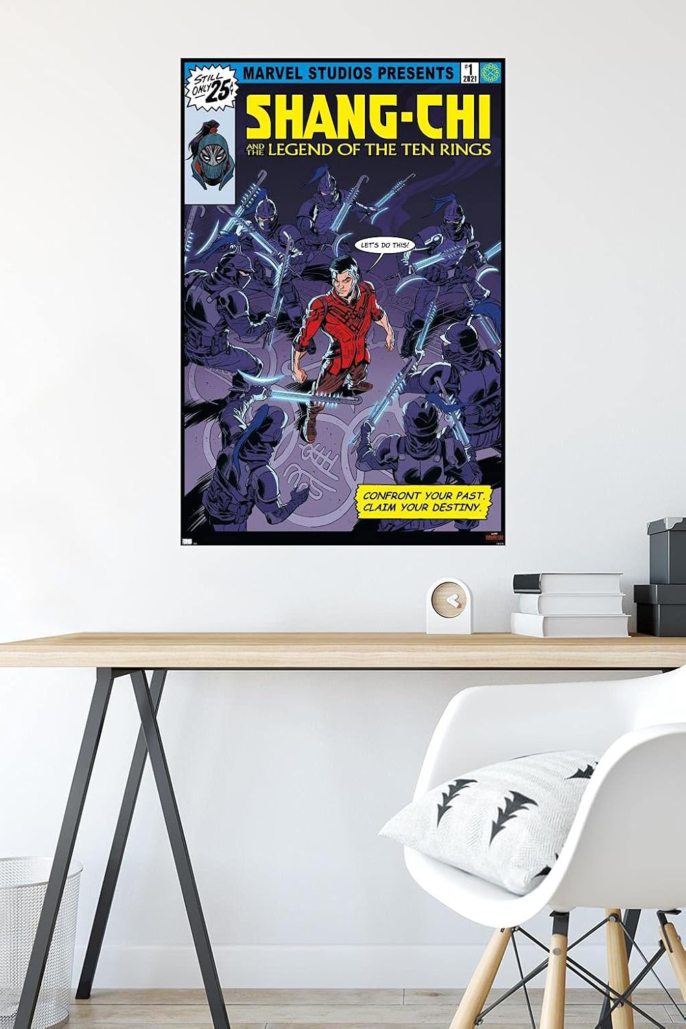 Marvel Shang-Chi and the Legend of the Ten Rings - Let's Do This Wall Poster, 34L" x 22.4W", Premium Unframed Version
