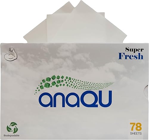 Miniatura 4 de Anaqu - Sábanas de detergente para ropa - Detergente natural para ropa, seguro para bebés y mascotas, hipoalergénico (aroma a lavandería 1-Super