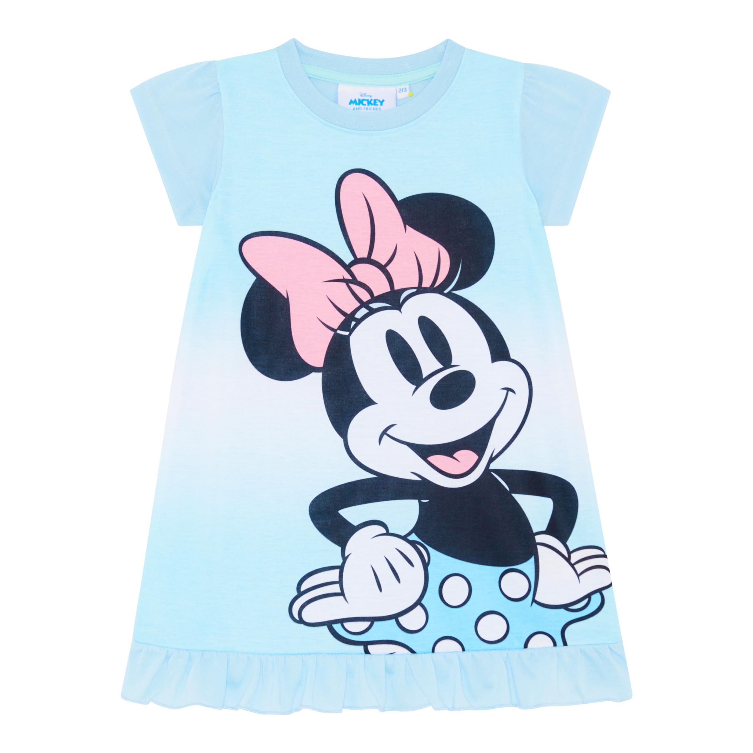 Chemise de Nuit Bleue pour Fille Minnie Mouse