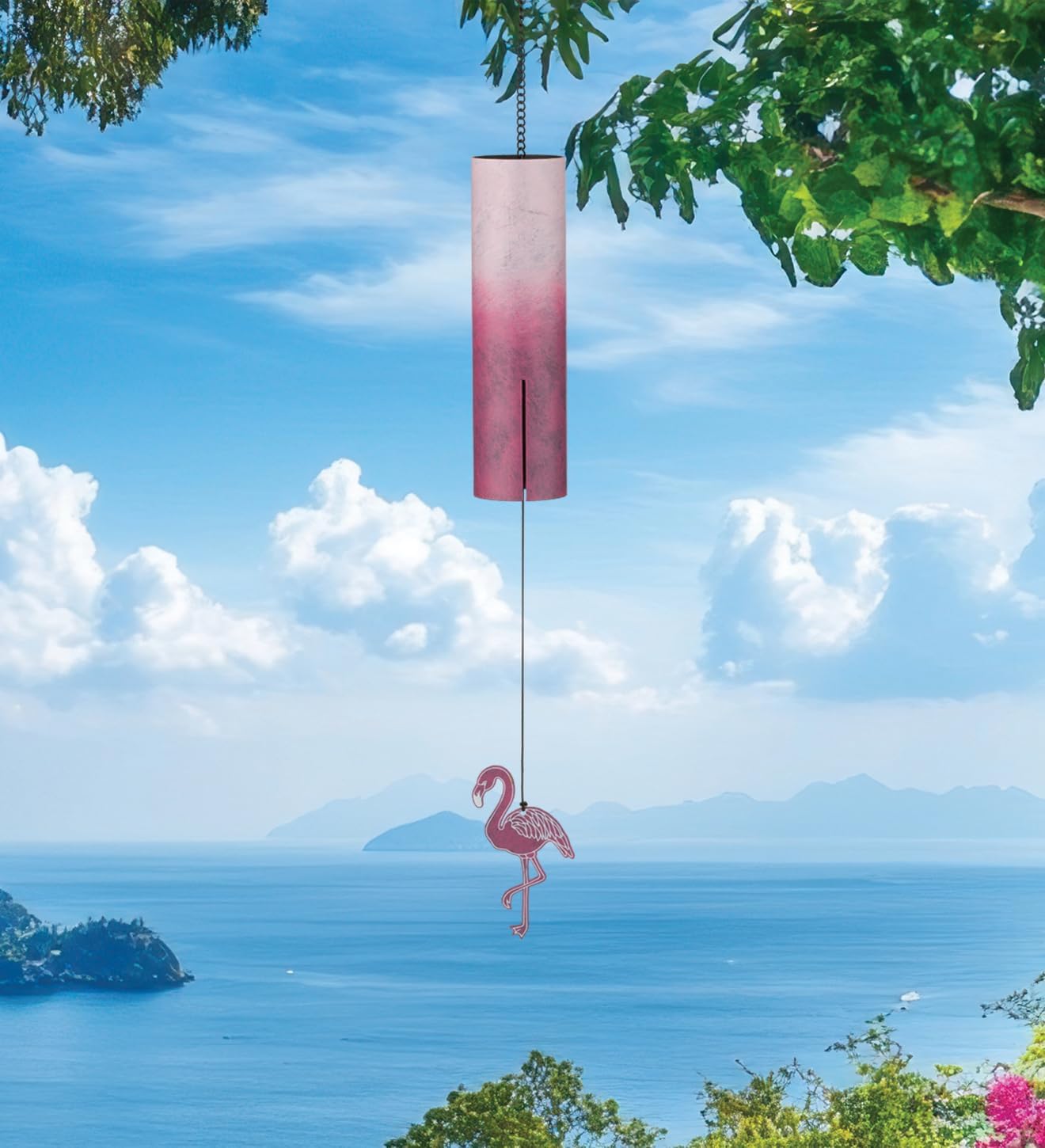 Regal Art & Gift Wind Bell Chimes - Outdoor Decorative Metal Hanging Chime - Relaxing Sound for Yard, Patio, Porch or Garden - Peacock