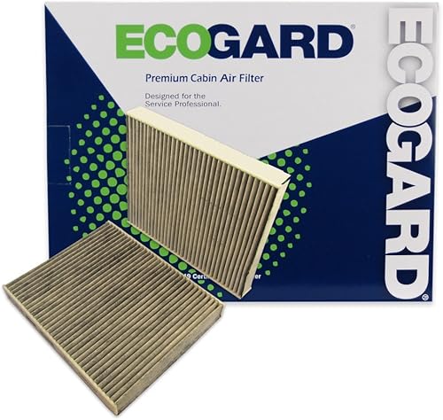 ECOGARD XC36204C Filtro de aire de cabina prémium con carbón activado para BMW 535i xDrive 2011-2016, 535i, 2012-2016 528i, 528i xDrive, 750Li