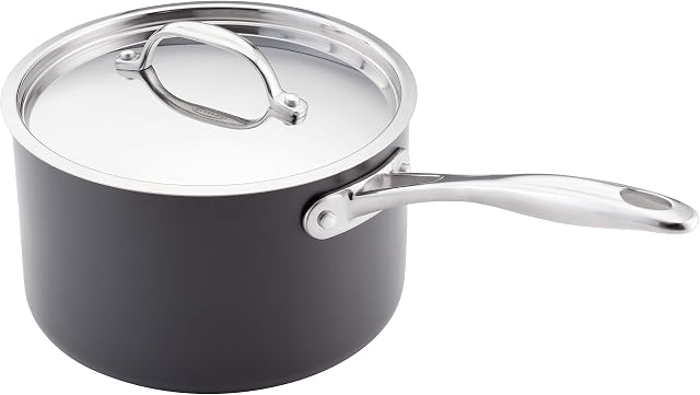 Stellar Saucepan, Black, 20 cm, 3.8 Litre
