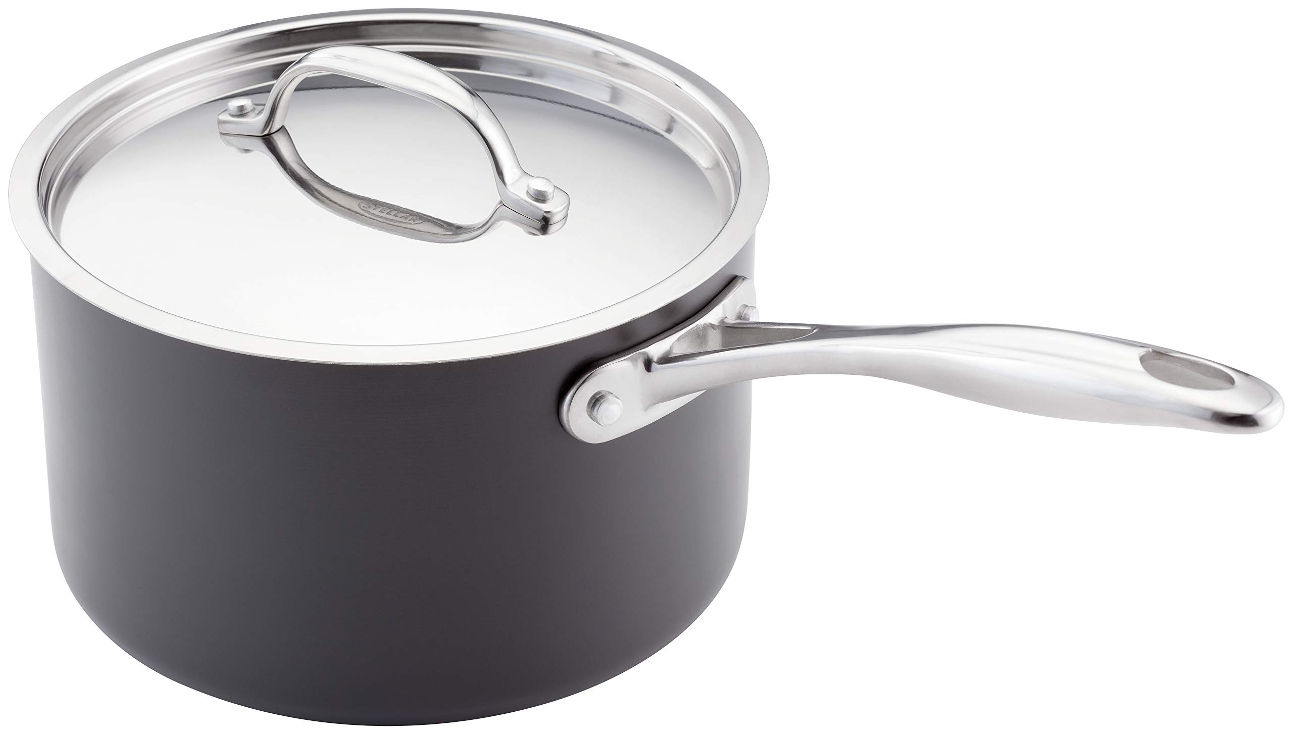 Stellar 6000 Hard Anodised 20Cm Saucepan