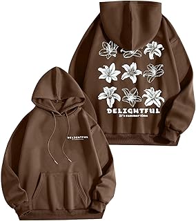 2025 - Cómoda sudadera con capucha de moda para mujer con estampado de letras en color para parejas, suéter de Navidad