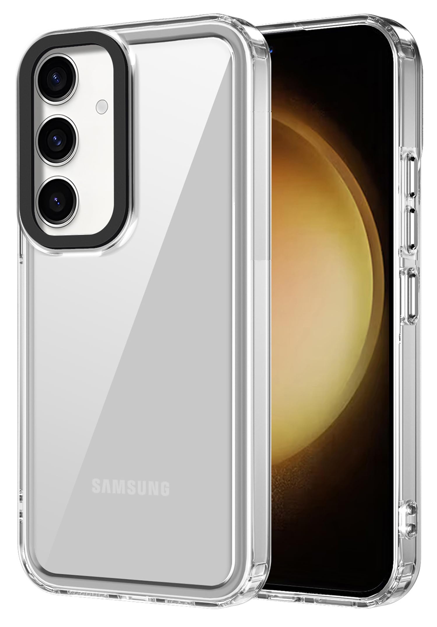 Kapa Warrior Acrylic Clear Back Cover for Samsung Galaxy A55 (5G) | Slim Shockproof [Military Grade Protection] Hybrid Bumper Case (Clear Sides) (B0CZNQ8PV4) Amazon Price History, Amazon Price Tracker