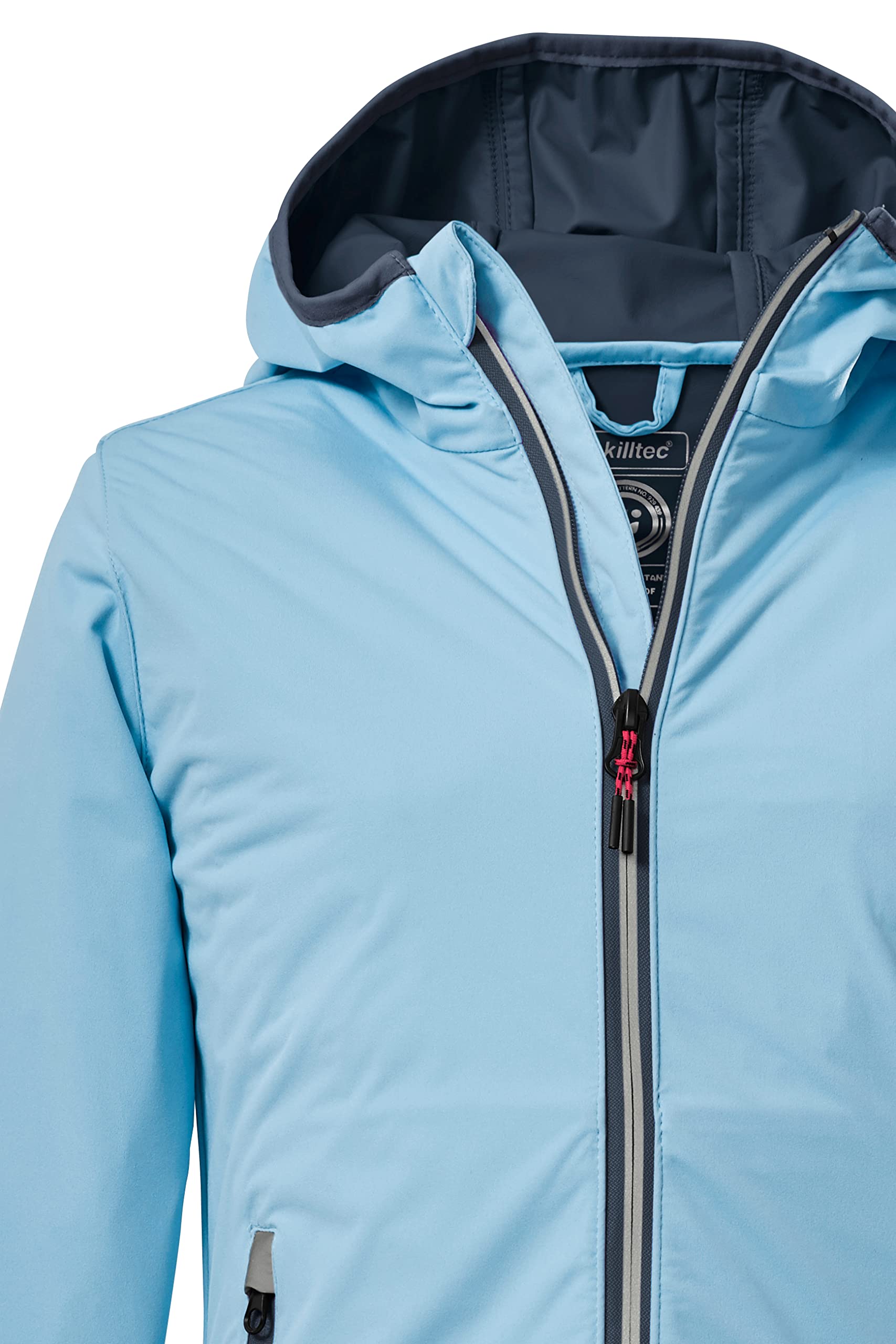 Killtec Mädchen Kos 229 Grls Jckt 2-Lagen-Funktionsjacke/Outdoorjacke mit Kapuze, packbar