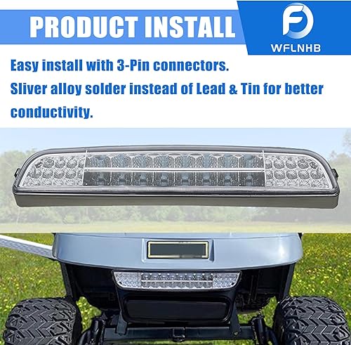 Miniatura 3 de WFLNHB Repuesto de tira de luz para carrito de golf EZGO TXT 1996-2013