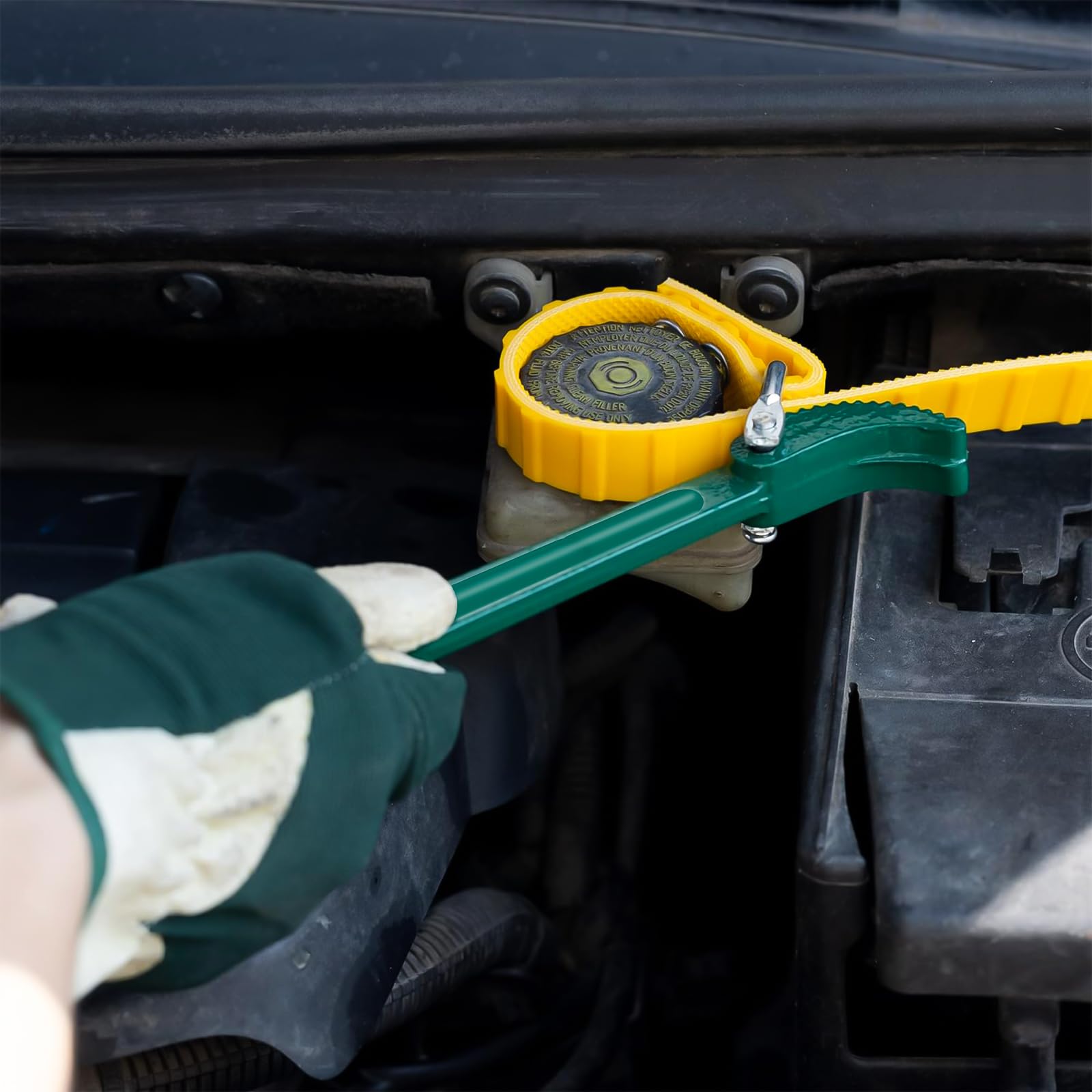 2 Pezzi Chiave a Nastro per Filtro Olio, Regolabile Chiave a Cinghia in Gomma, Chiave per Filtro Dell'olio per Riparazioni Automobilistiche, Marine e Idrauliche (9 Pollici/ 12 Pollici)