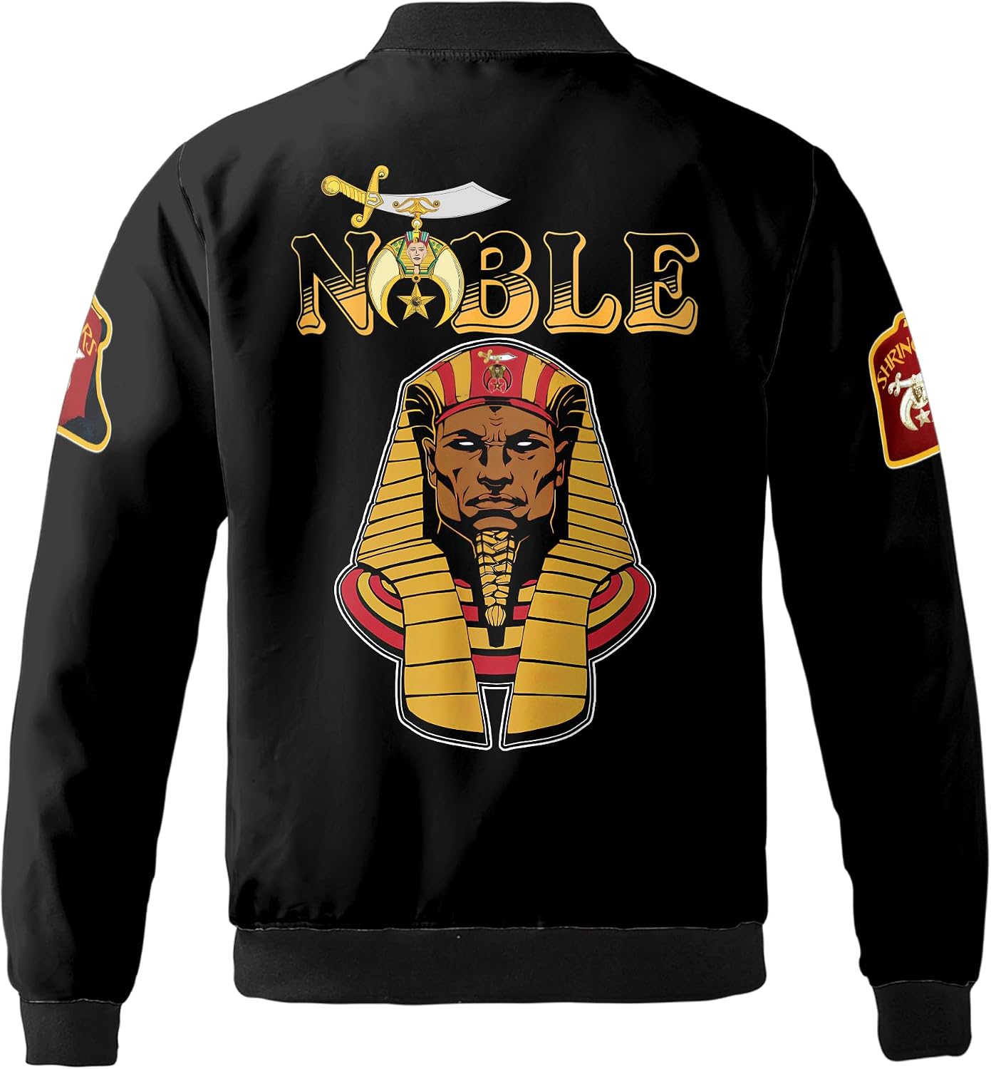 Personalized Freemason Mystic Noble Shriners Bomber Jacket S-5XL