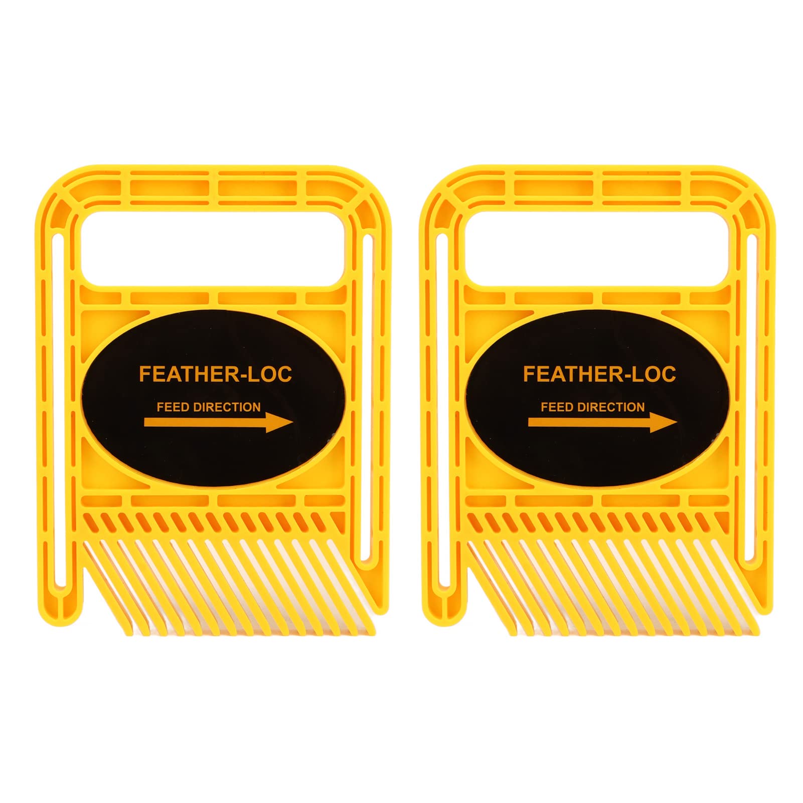 AMONIDA Dispositivo di Sicurezza per da Tavolo Esteso Regolabile Featherboard per Strumento per Recinzioni per la Lavorazione del Legno (YELLOW)