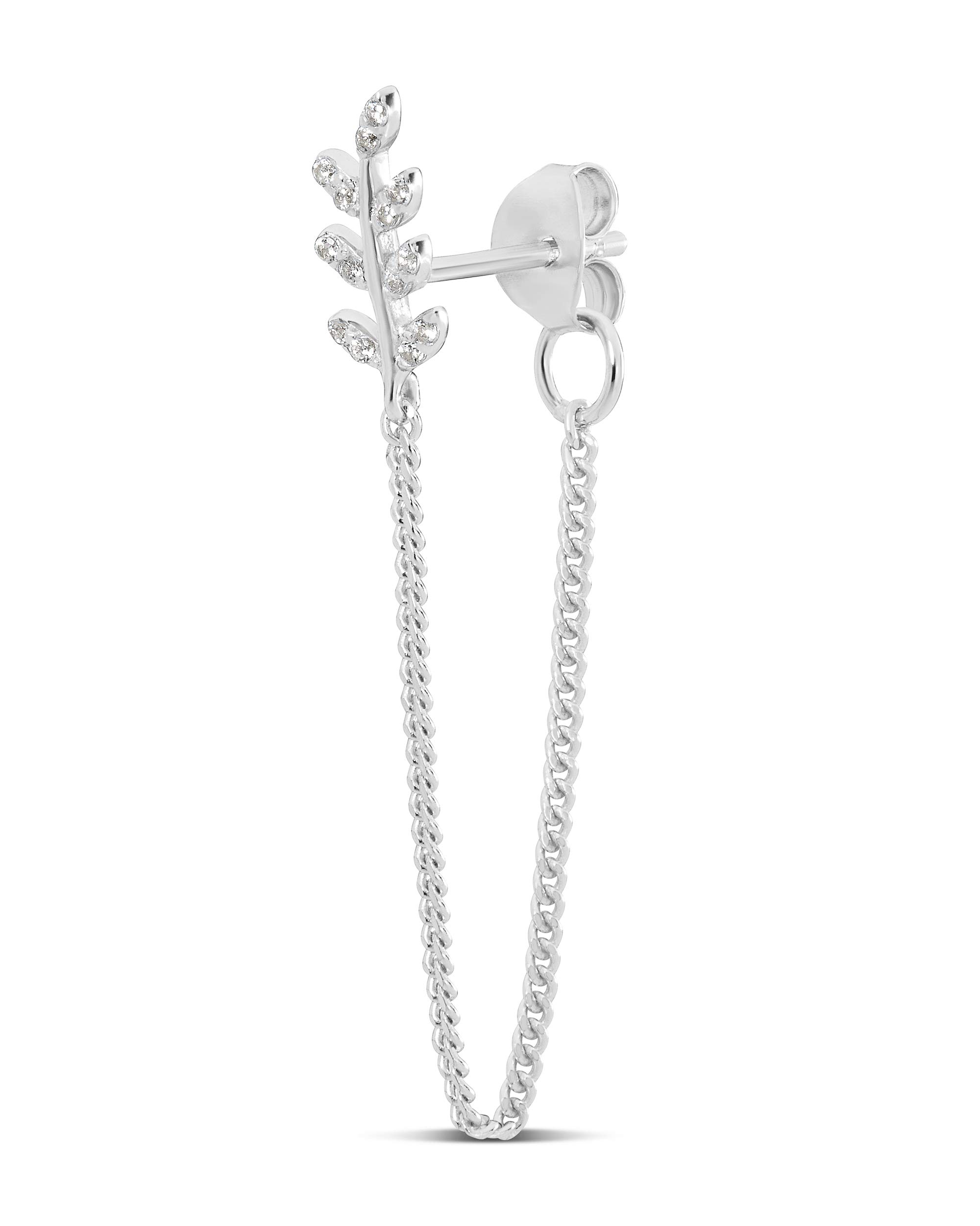 MillaSilver & Gold Chain Earrings for Women - 14K Gold Butterfly Earrings for Women & More Trendy Earrings Styles - Comfortable Cute Earrings Aesthetic Jewelry