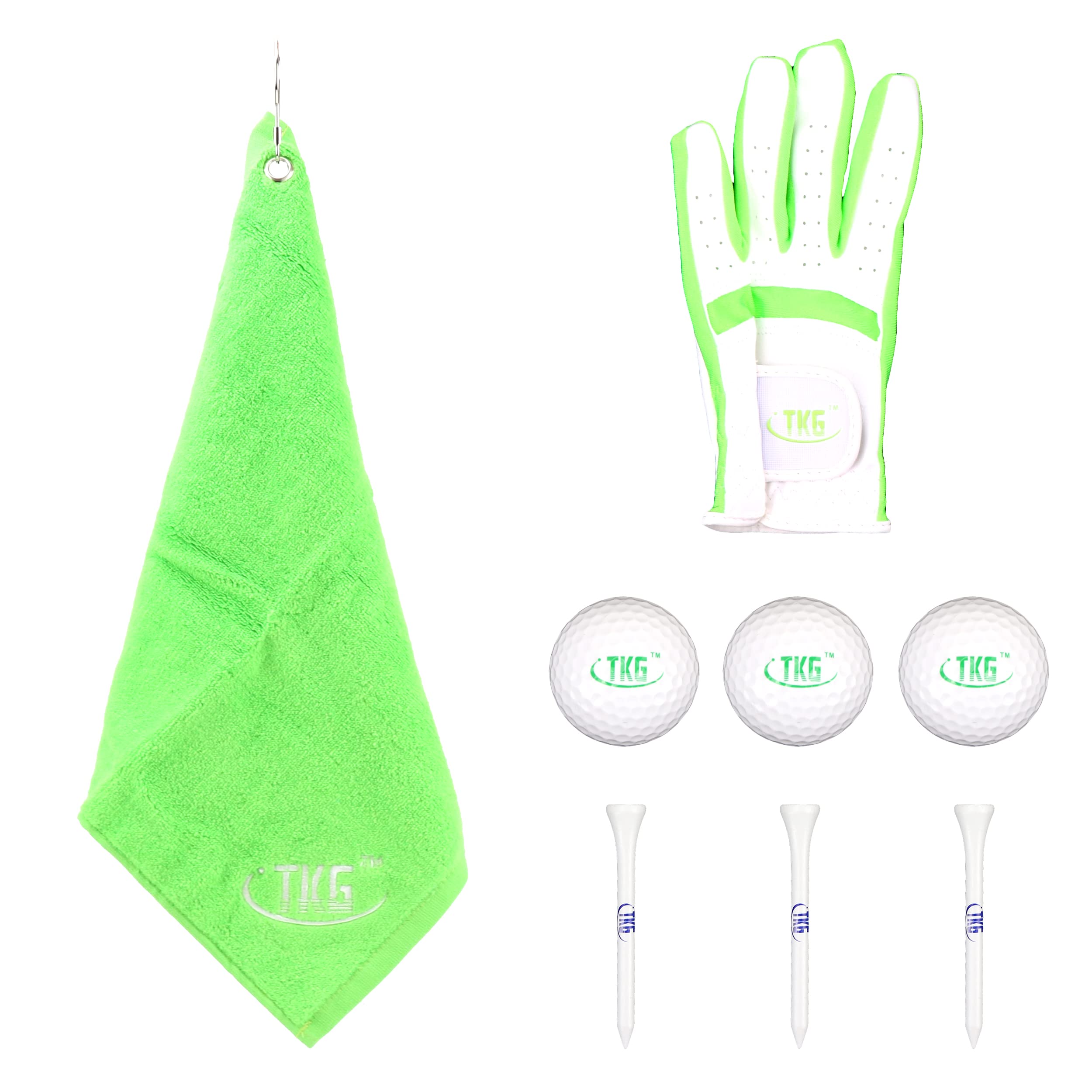 TKG Sport-Golf-Set für Jugendliche – Kinder-Golfschläger, Standtasche, Regenschutz, Handschuh, Handtuch, Tees, Bälle – ideal für Sommercamp-Aktivitäten, Outdoor-Spiele und Freizeit
