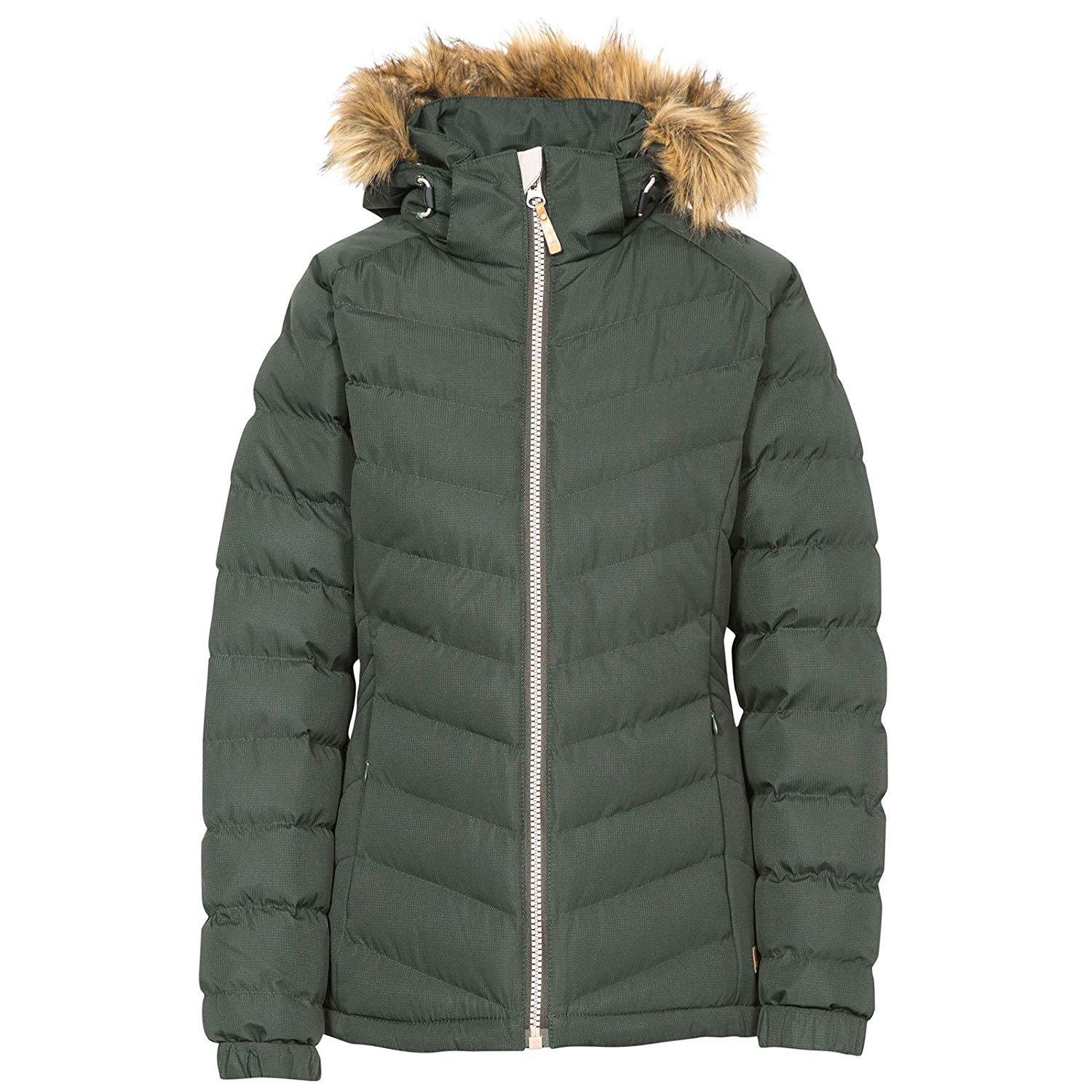 Trespass Women's Olive / Nadina Waterproof Padded Jacket ) (Olive) Xxl