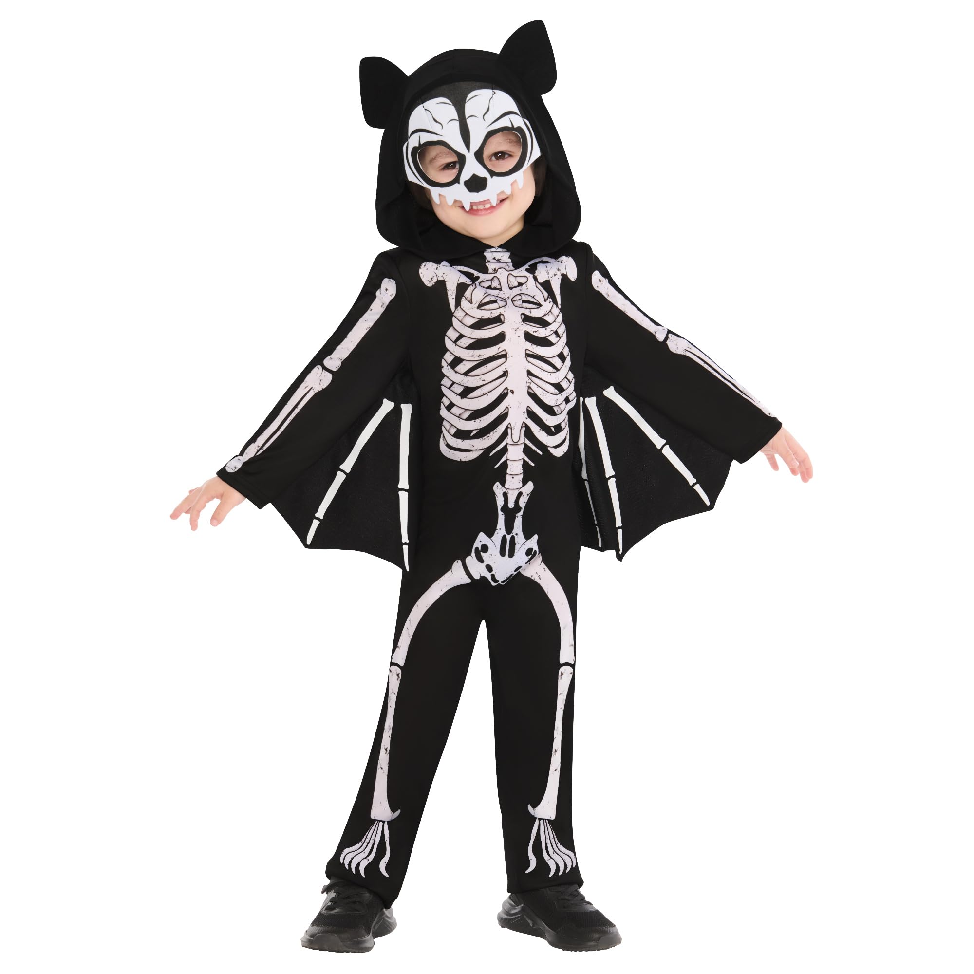 Rubies Official Skeleton Bat, Child's Fancy Dress, Size 2-3 Years Halloween