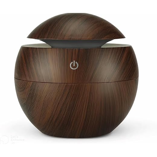 NEXILA Wood Cool Mist Ultrasonic Humidifier For Room Moistur