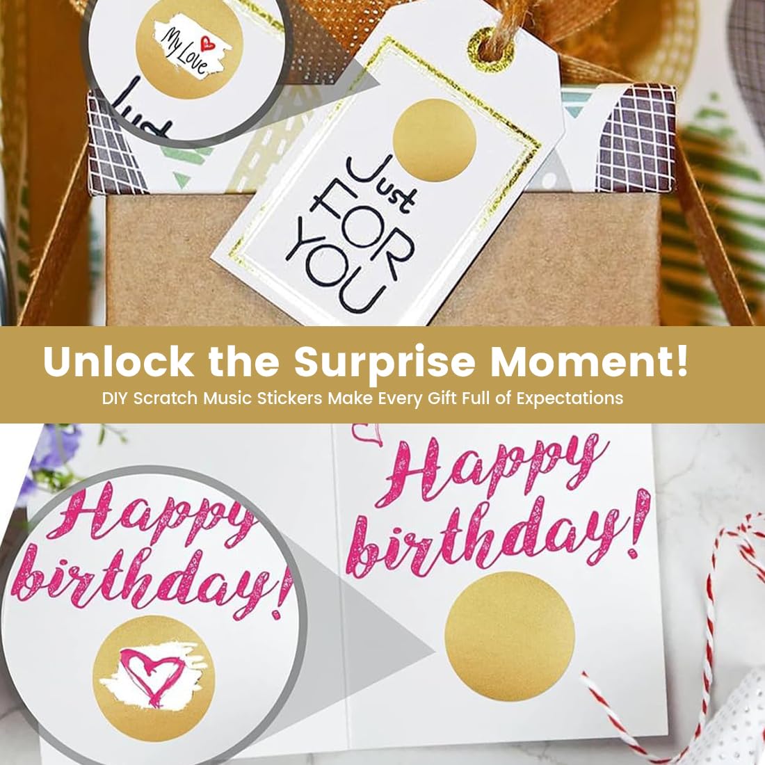 150 Stück Rubbelaufkleber Rund 25mm – Rubbellose Selber Machen Für Gutscheine & Überraschungen