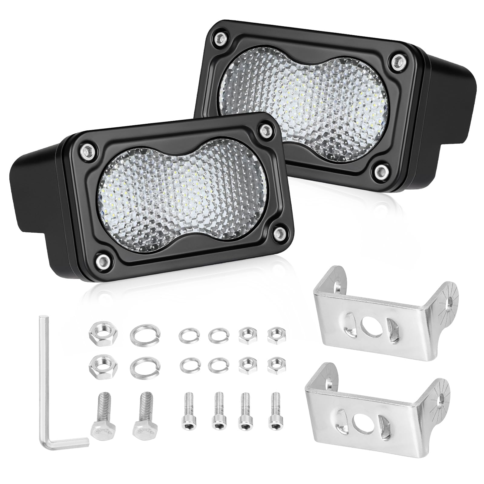 Diffused LED Pods 3 Inch 40W CREE LED Auxiliary Work Lights