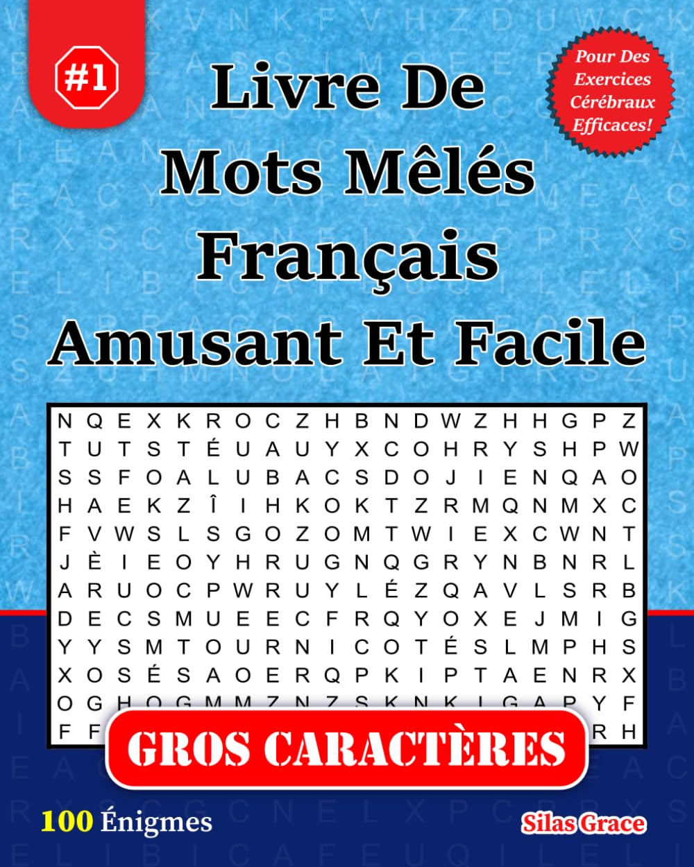 Livre De Mots Mêlés Français Amusant Et Facile: #1: (FRENCH EDITION): 100 Énigmes pour vous Divertir