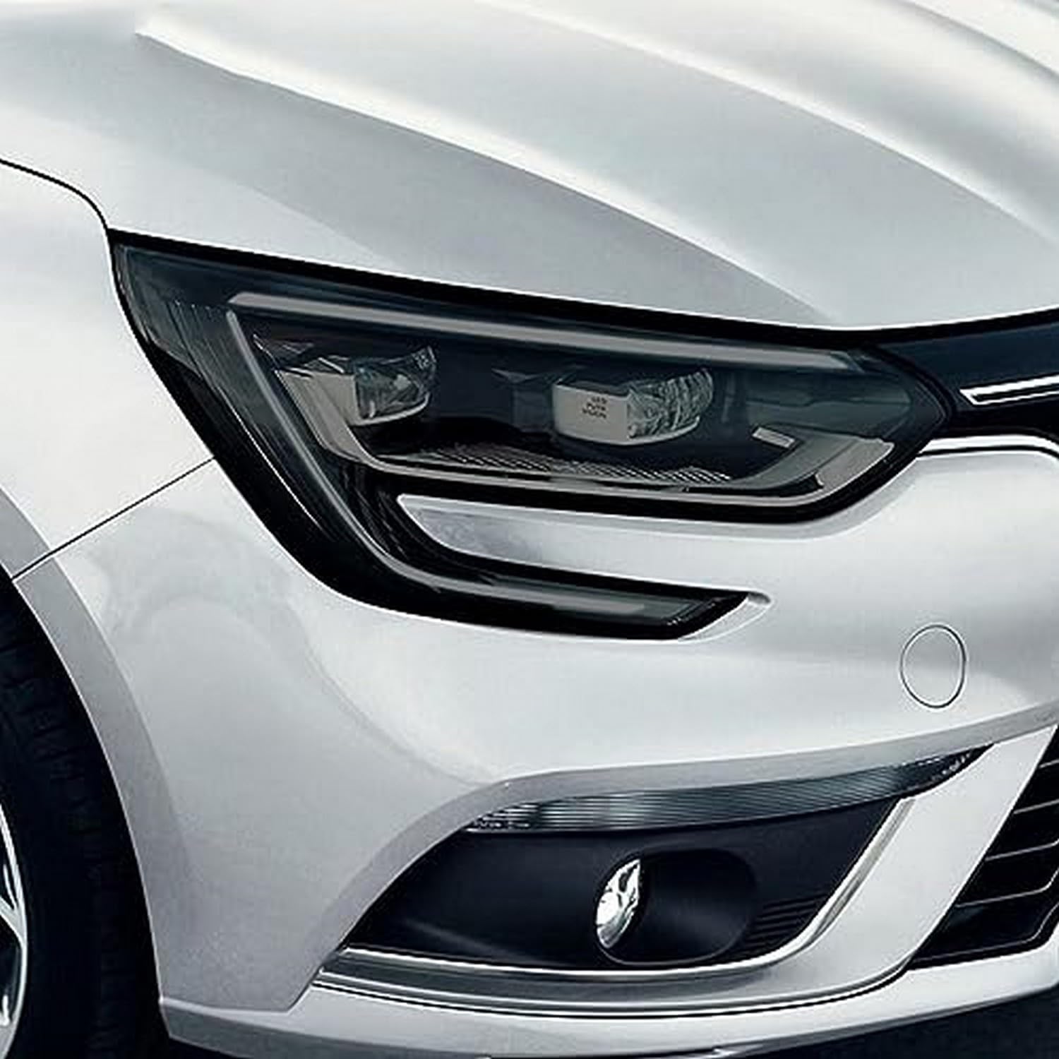 Film de protection phare pour Renault Megane 4 en TPU autocollant noir fumé