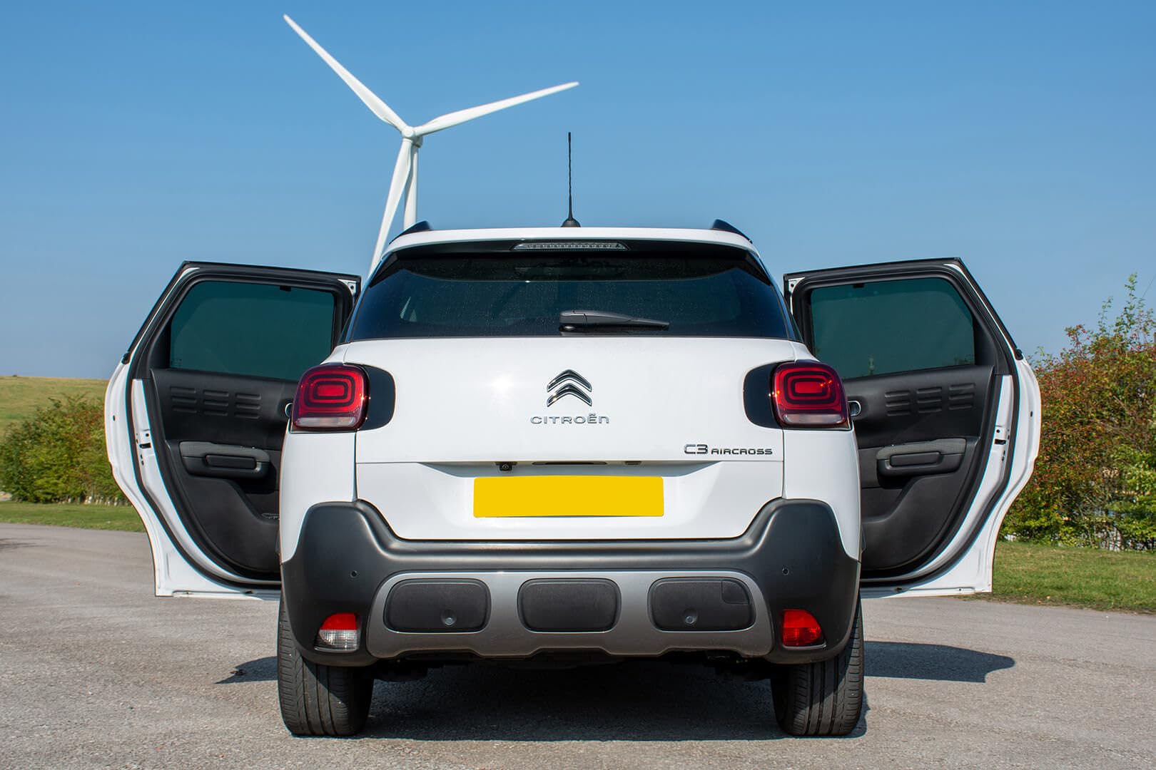 Car Shades Set (Porte Laterali Posteriori) Compatibile con Citroen C3 Aircross II 2017-2024 (2-Parti) Tendine Parasole su Misura