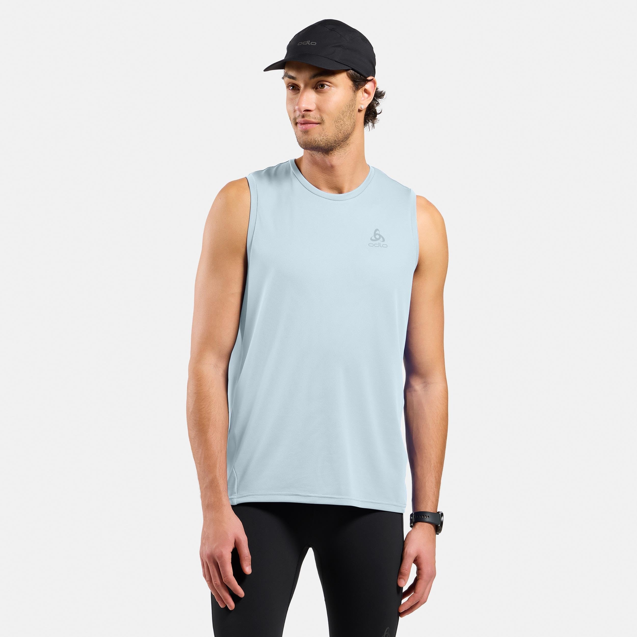 Odlo Essential Lauftop Herren hellblau - Baby Blue L