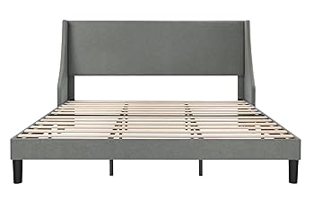 Amazon.com: Allewie King Size Platform Bed Frame with