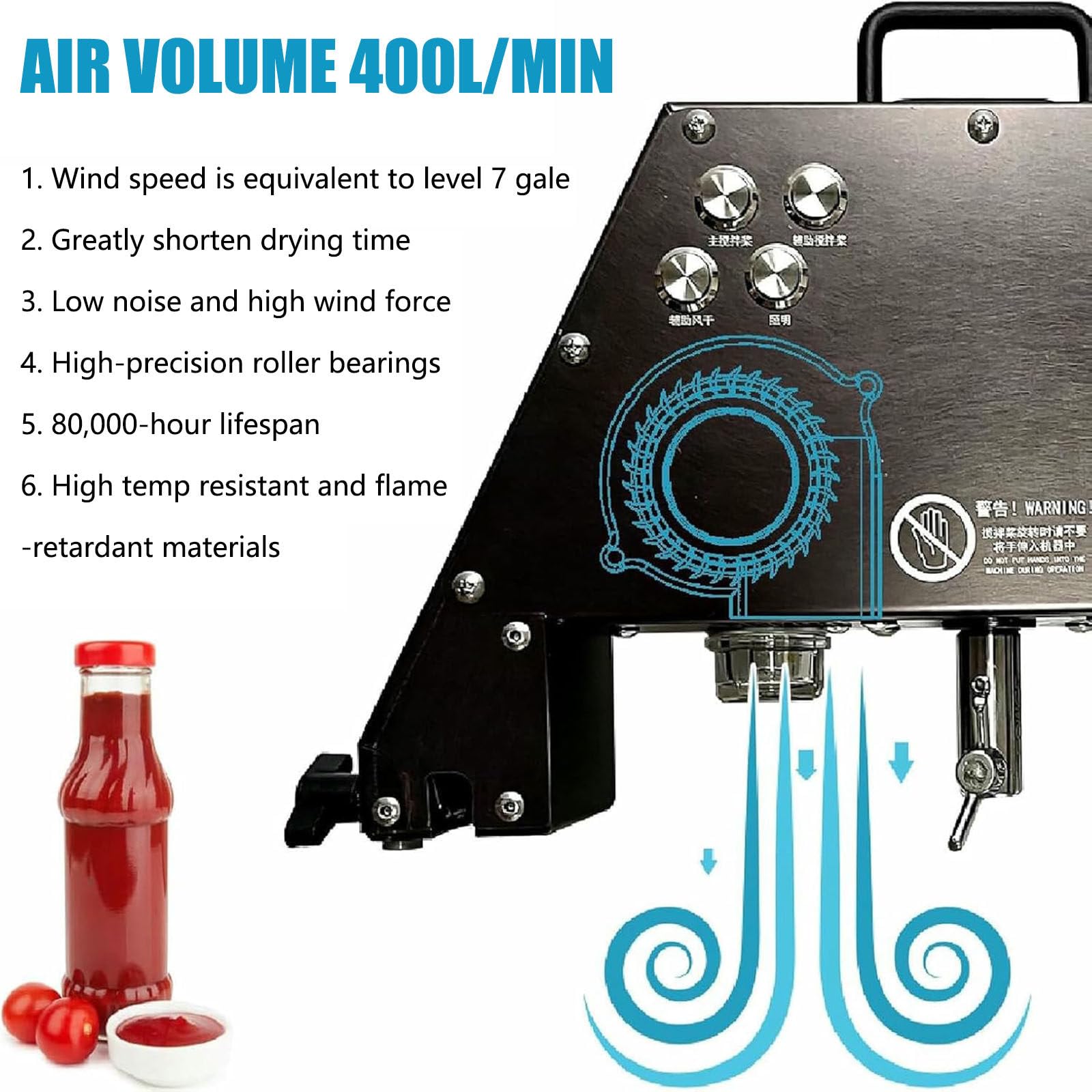 Pentola di Cottura Automatica da 10L con Doppia Paletta di Mescolatura | Acciaio Inox Elettrico Food Mixer, Velocità di Mescolatura Regolabile per Fare Marmellata/Salsa/Ripieno