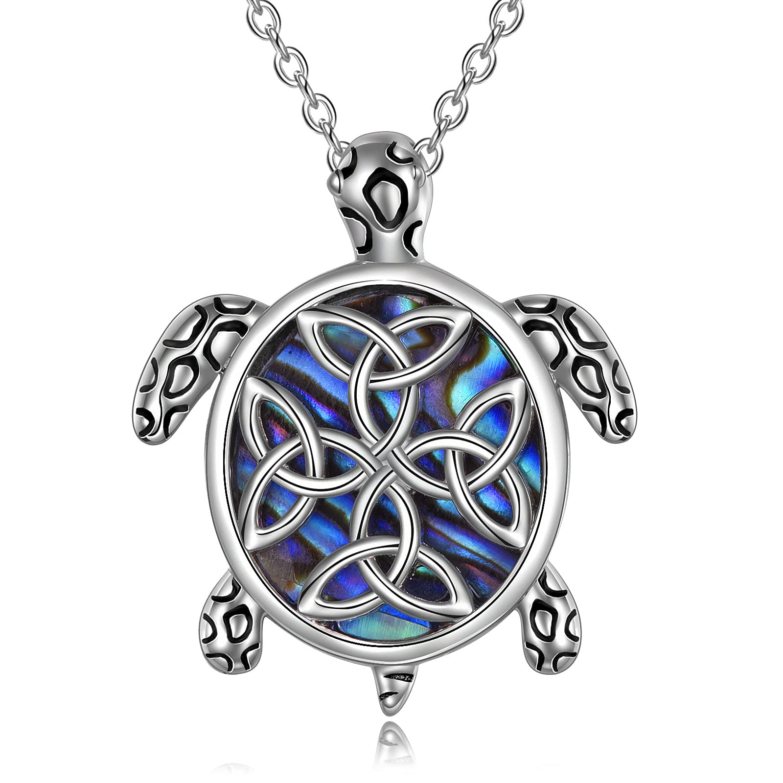 YFN Collana Oceano in Argento Sterling Animale di Mare Ciondolo Estate Gioielli Regali per Donna Uomo