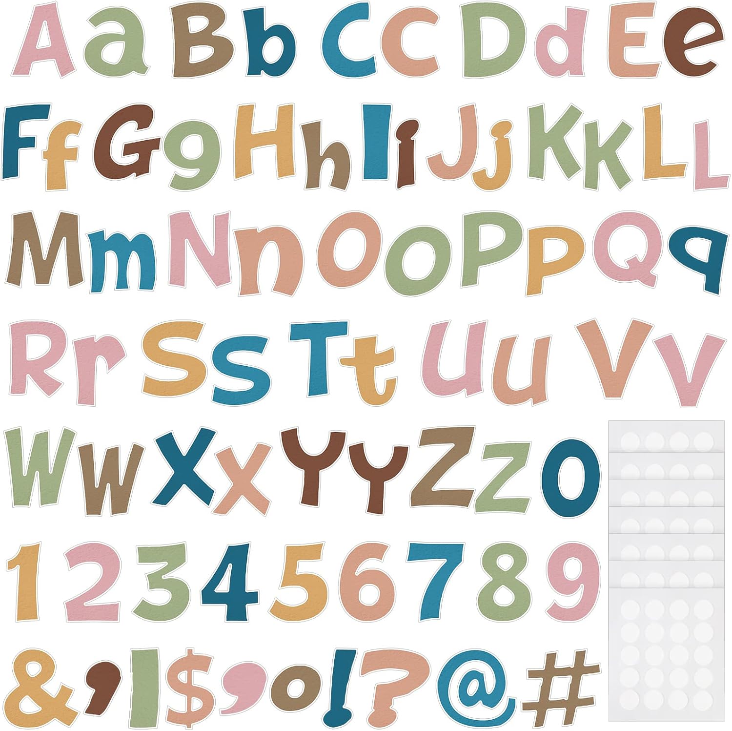 216 Pcs Boho Bulletin Board Letters Boho Classroom Decor
