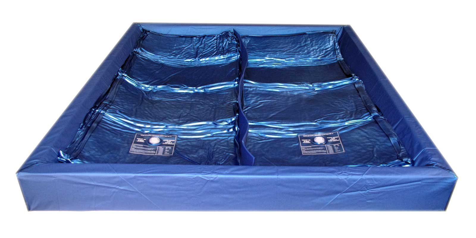 Wasserbettmatratzen Wassbett Matratze Wasserkern für Dual System (100% = 0-1,5sek., 180 x 200 cm)