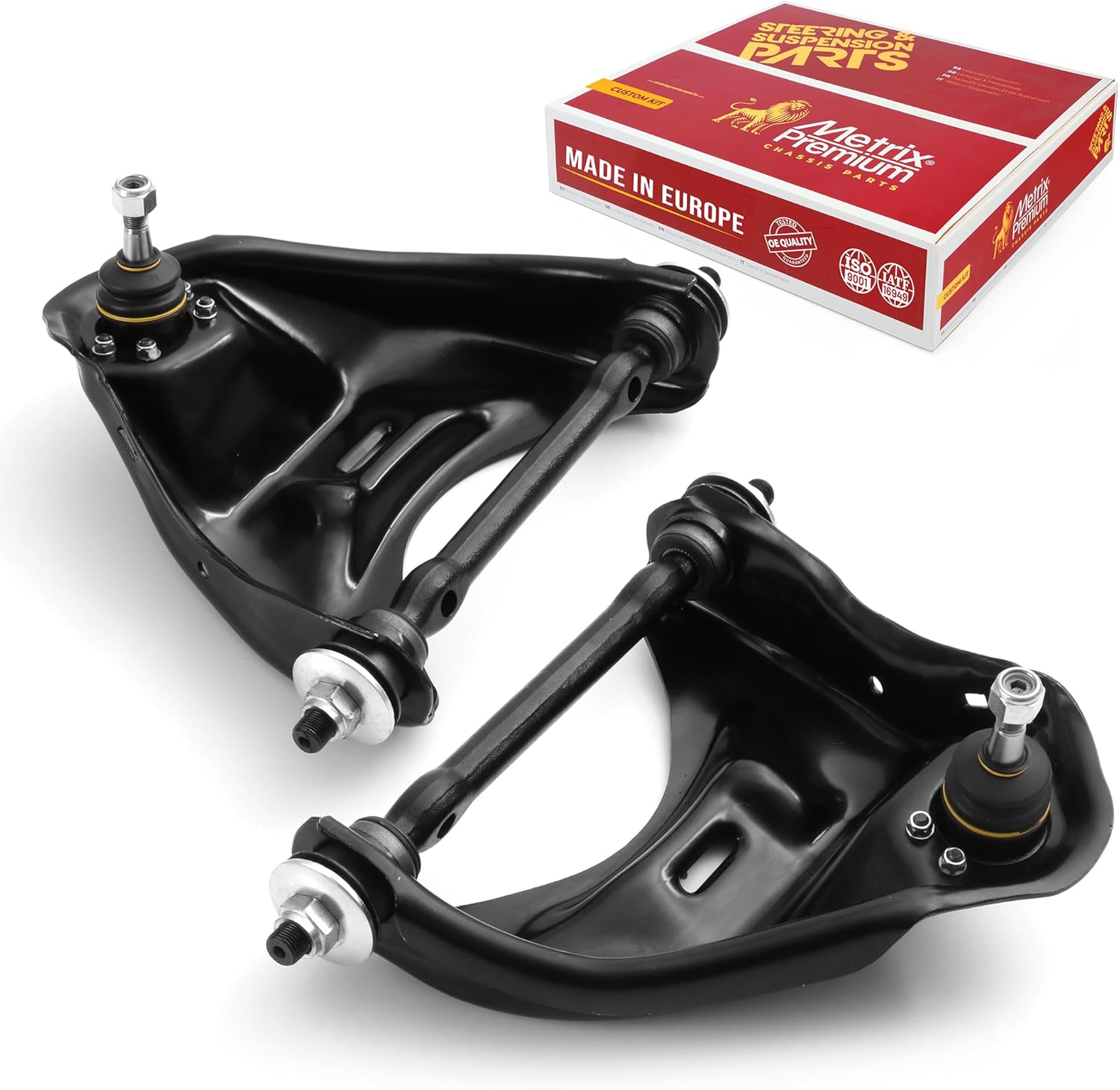 Metrix Premium Chassis Parts - Front Left & Right Upper Control Arm w Ball Joint & Bushing Assembly Kit Fits 82-87 Buick Regal, 95-05 Chevrolet Blazer RWD, 83-91 GMC S15 Jimmy, RK620261, RK620260