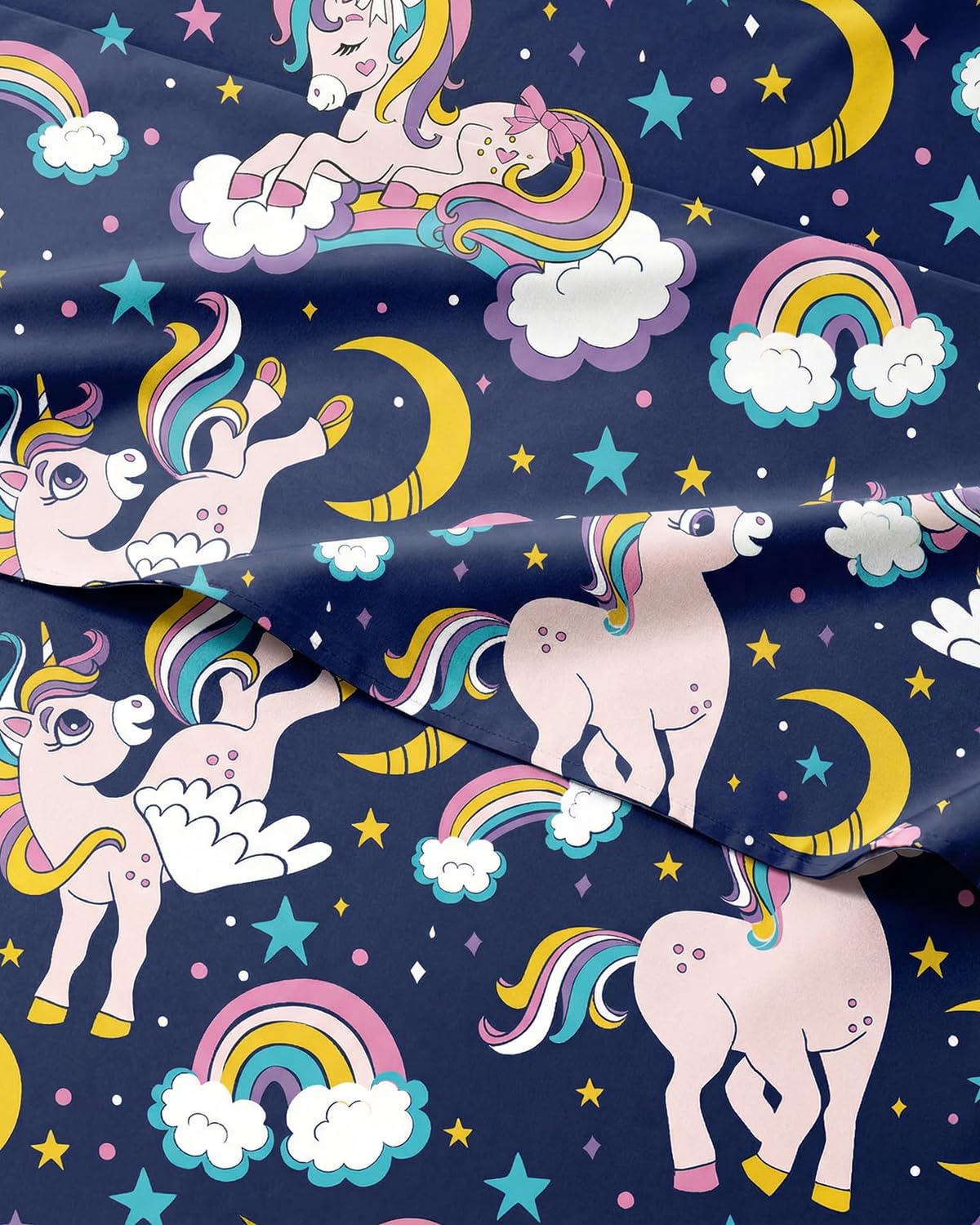 Kids Magic Unicorns Twin 3 Piece Sheet Set