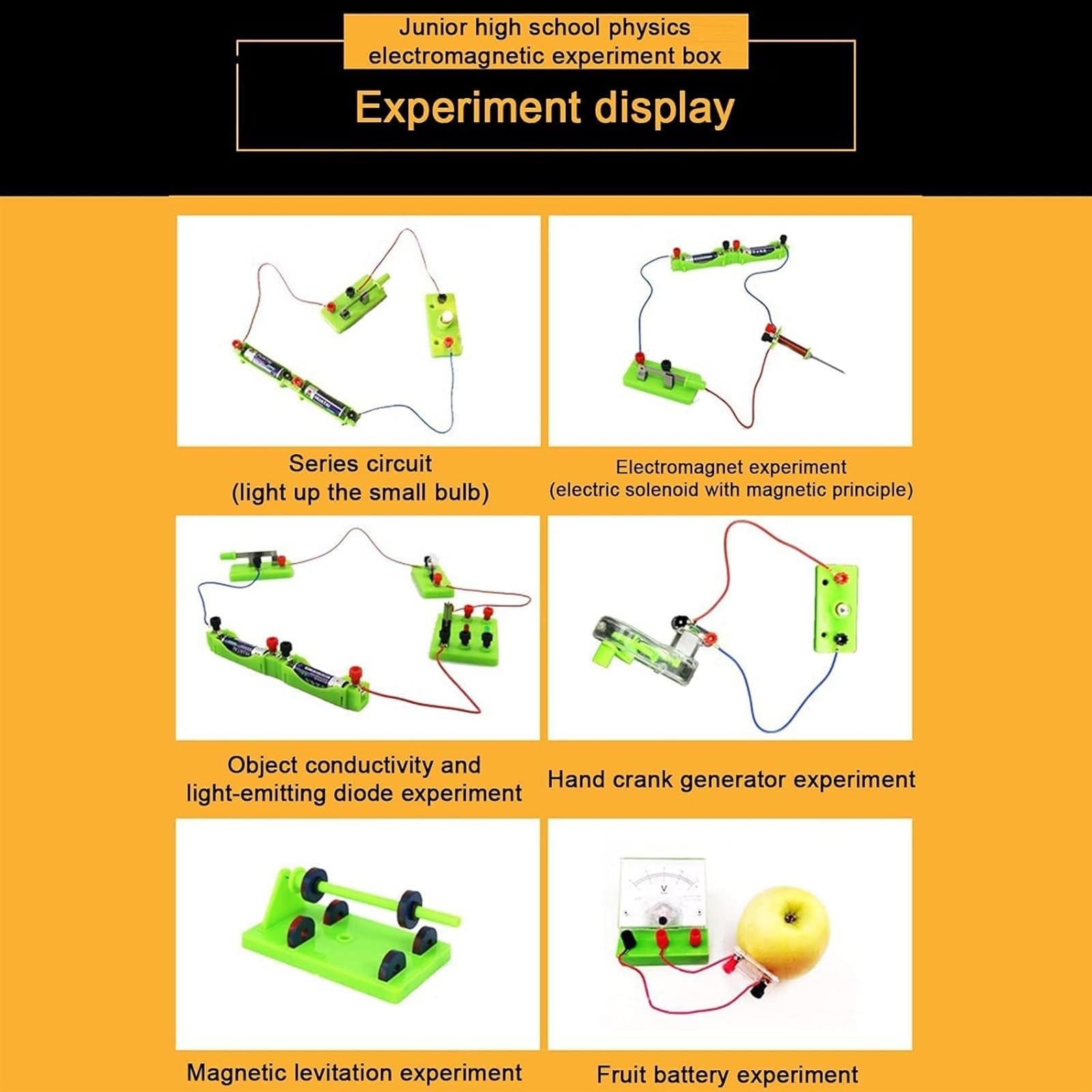 Physik-Experimentierkasten Elektromagnetismus – Elektrische Geräte, Elektrizität