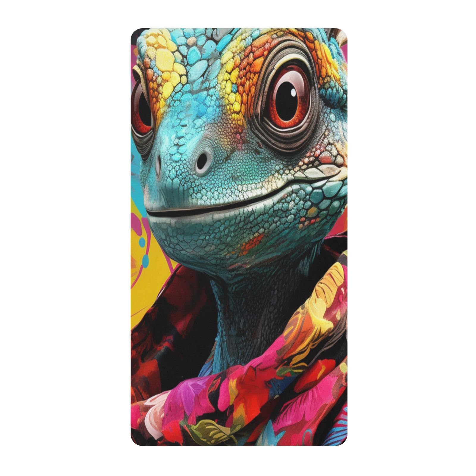 Colorful Dragon Monsters Toddler Crib Sheet Soft Cotton Baby Play Sheets Fitted for Mattress Playard