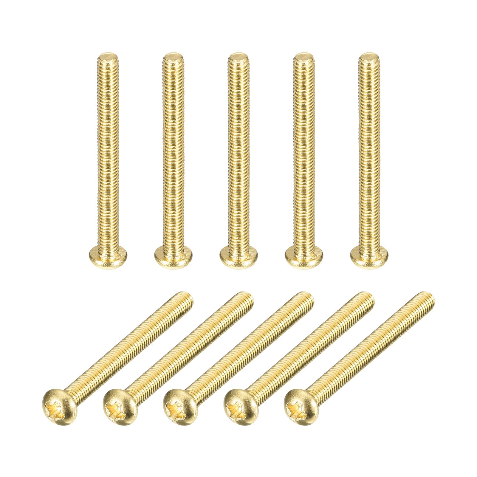 Brass Machine Screws - 60 Pcs M3x6mm -13 Brass Machine Screws - 60 Pcs M3x6mm -13