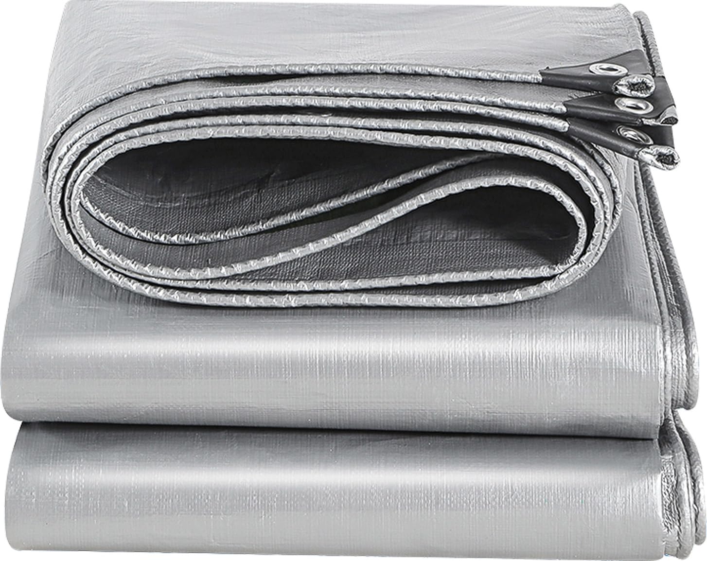 Tarpaulin Extra Heavy Duty Waterproof Cover Tarp Ground 160 GSM Tarpaulin Waterproof Heavy Duty Tarp Sheet Cover, Universal, Multipurpose, Reinforced Eyelets
