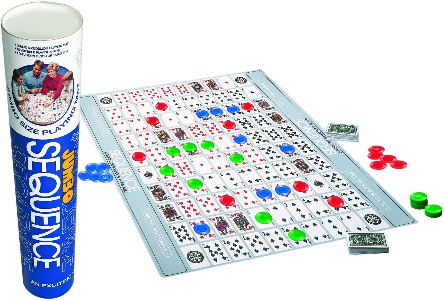 Amazon.com: JGT Games Kids Adults Family Game Night Fun (1) Classic Jenga  Block Game (1) Jumbo Sequence Game Tube - Bundle of 2 : Toys & Games