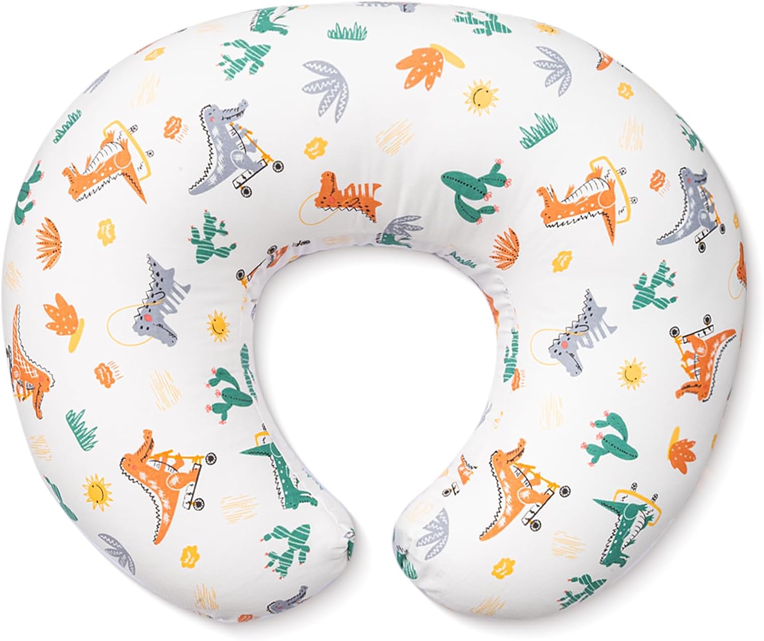 Nursing Pillow, Breast Feeding Pillows for Women, Removable Cotton Cover with Breathable Firm Fill, Baby Feeding Pillow for 0-12 Months, Breastfeeding Pillows, Machine Washable