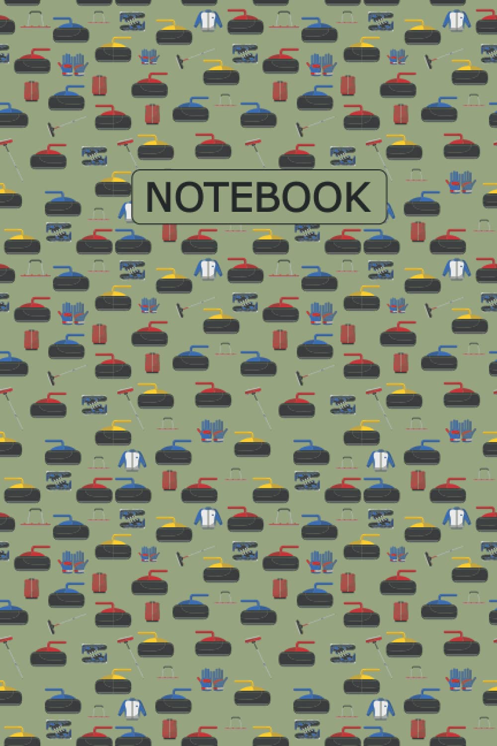 Curling Notebook: Curling Notebook Journal To Write Notes, Password, Notepad, To Do Lists - 6 x 9 Inches - 100 Pages